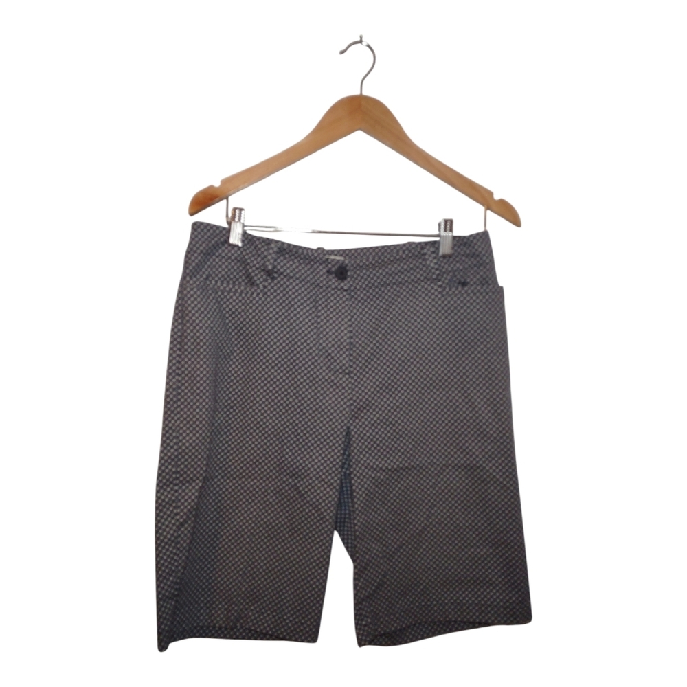 Women's Talbots Diamond Print Bermuda Shorts Size: 10